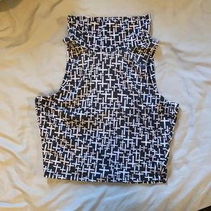Turtleneck cropped top